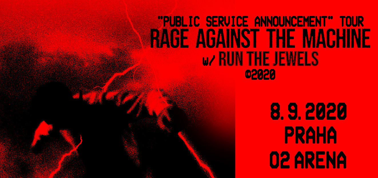 Thumbnail # Rage Against the Machine odkládají svůj pražský concert, který se měl původně uskutečnit 8. 9. 2020 v pražské O2 areně.