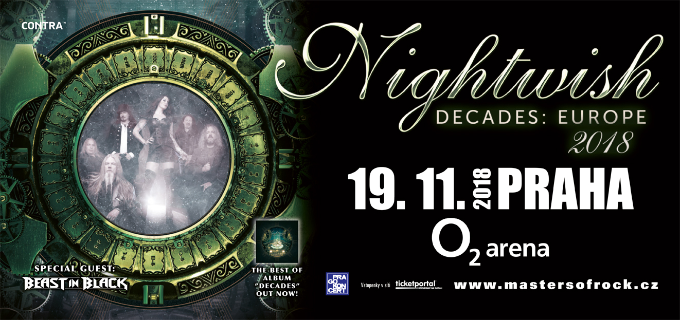 Thumbnail # Fenomenální Nightwish vystoupí poprvé v pražské O2 areně