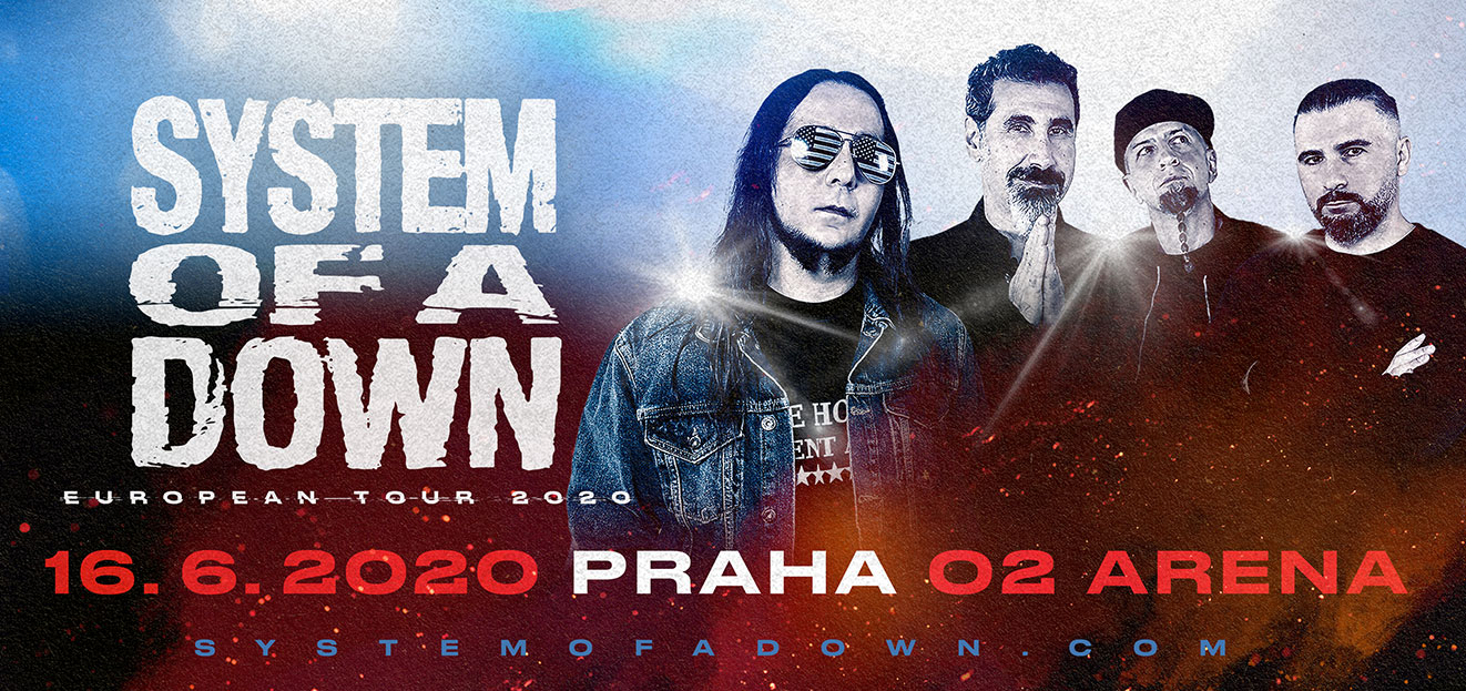 Thumbnail # System of a Down se po třech letech vrátí do České republiky, v původním složení vystoupí 16. června 2020 v pražské O2 areně