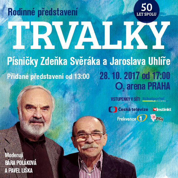 Thumbnail # Trvalky Zdeňka Svěráka a Jaroslava Uhlíře oslaví v O2 areně 50 let spolu