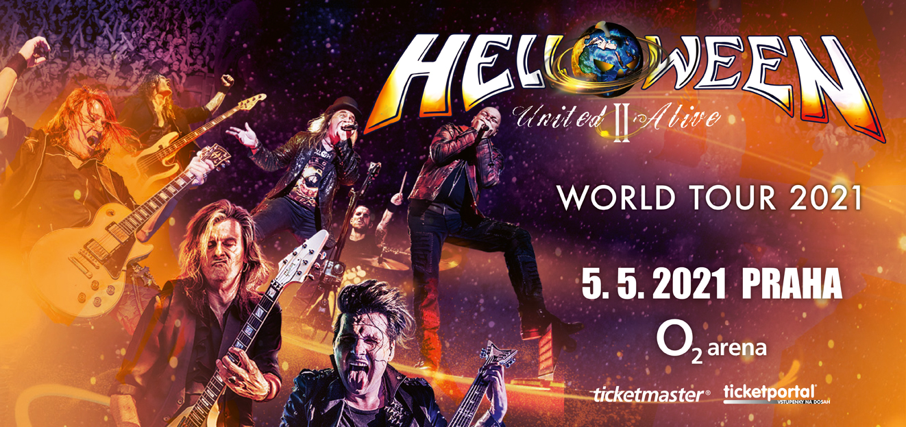Thumbnail # HELLOWEEN UNITED ALIVE World Tour Part II is postponed to spring 2021! The new date of the Prague´s concert at the O2 arena is May 5th, 2021.
