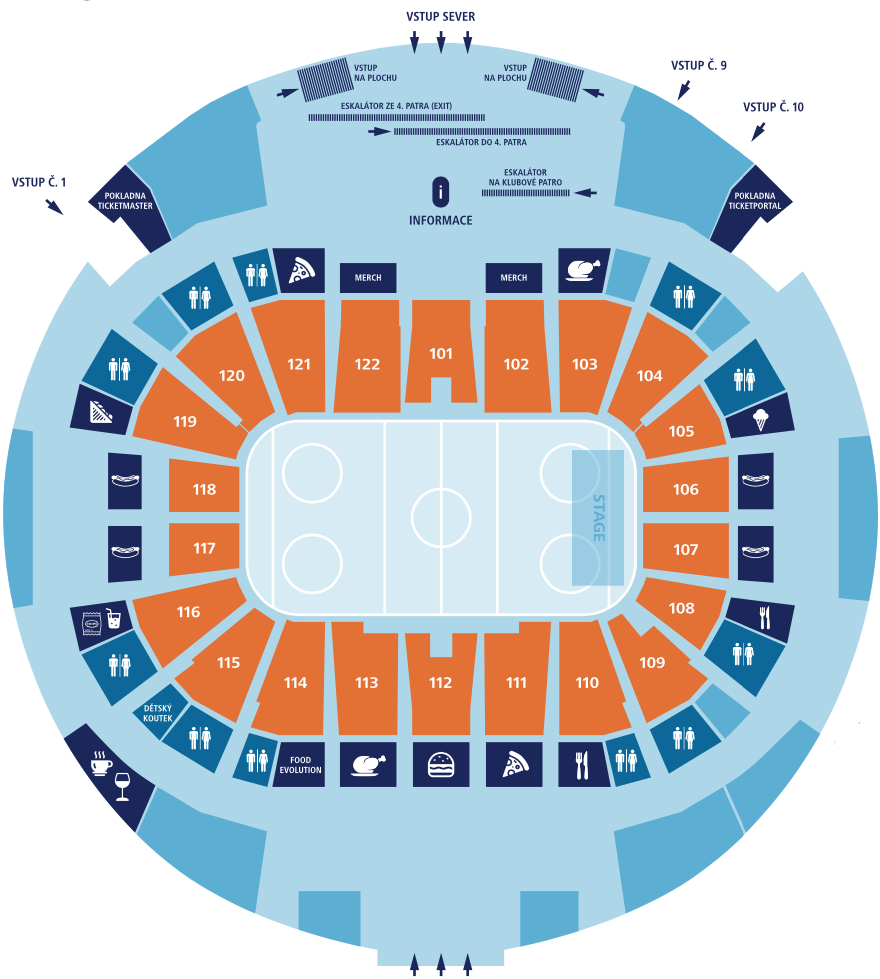 Arena guide O2 arena
