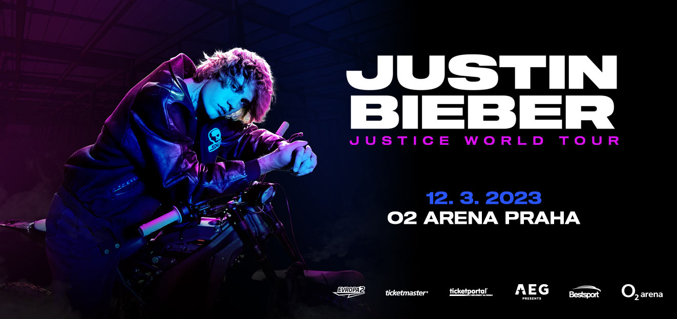 Thumbnail # Justin Bieber vystoupí 12. března 2023 v pražské O2 areně. Přiveze svou Justice World Tour
