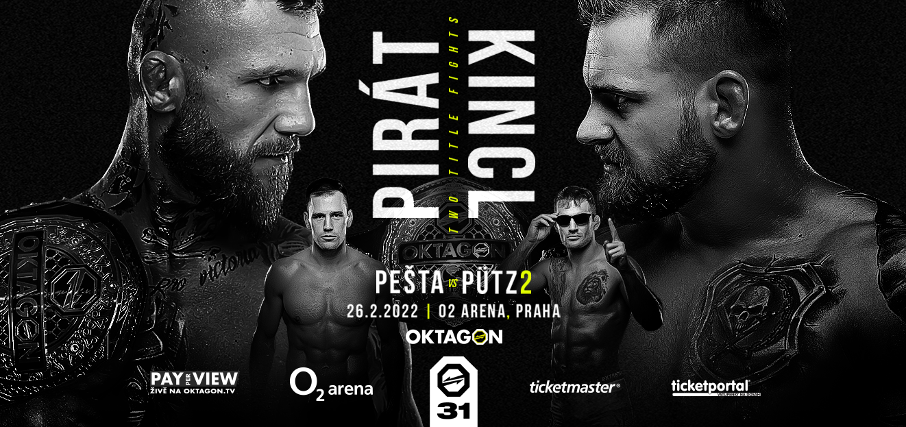 Thumbnail # Title battle OKTAGON 30 Pirát vs. Kincl in the O2 arena moves to February 26, 2022