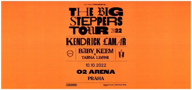 World rap star Kendrick Lamar back in the Czech Republic! The star artist is embarking on a massive The Big Steppers Tour