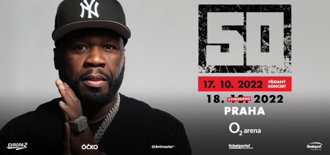 50 Cent přidává druhý koncert v O2 areně