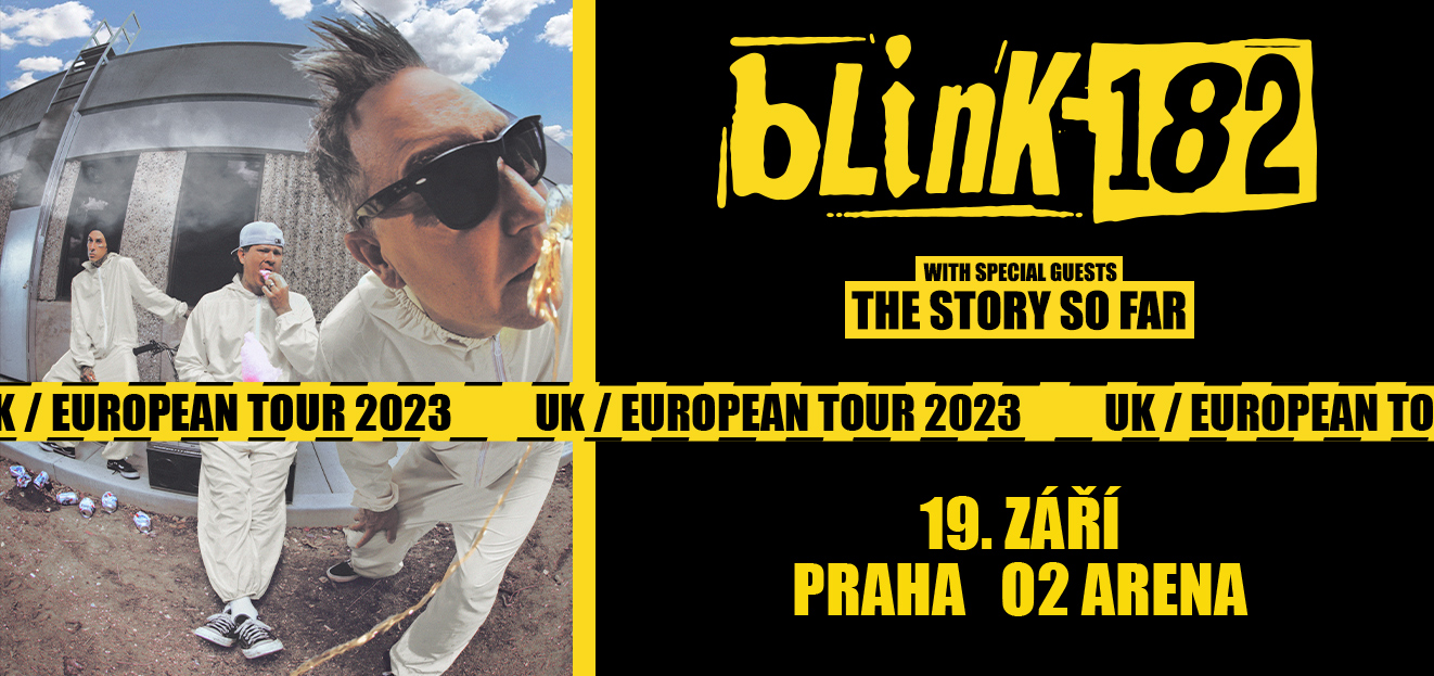Thumbnail # Blink-182 se vrací na rozsáhlé celosvětové turné. V pražské O2 areně se skupina zastaví v září 2023