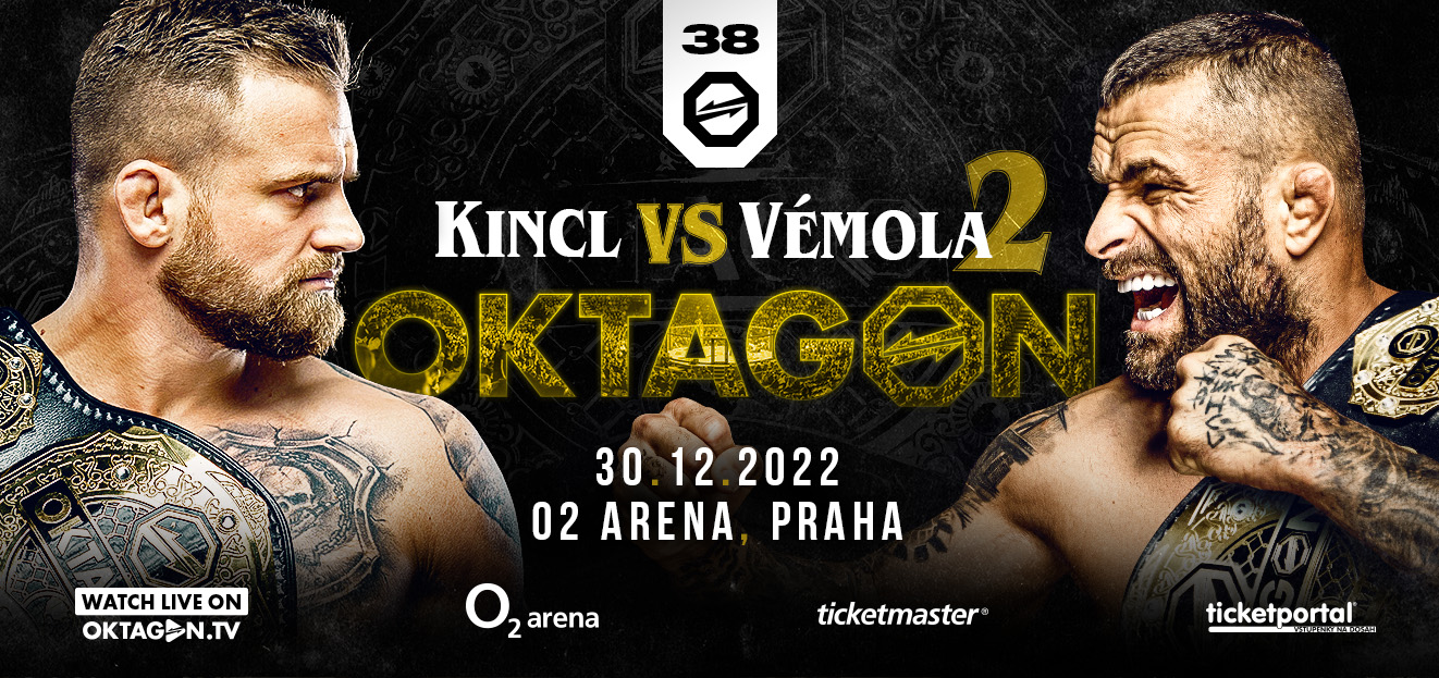 Thumbnail # Christmas OKTAGON 38 KINCL vs. VÉMOLA 2: The ultimate battle to crown the real middleweight king!