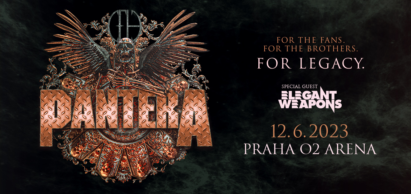 Thumbnail # The legendary metal band Pantera is taking to the stage again and Prague will not be missing out! In Prague’s O2 arena they will present themselves to Czech fans after 24 years.