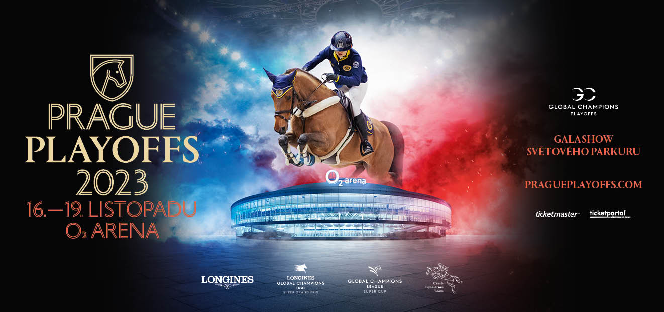 Thumbnail # Global Champions Prague Playoffs, the greatest showjumping event in the world, is co-ming back to the O2 arena for the fifth time