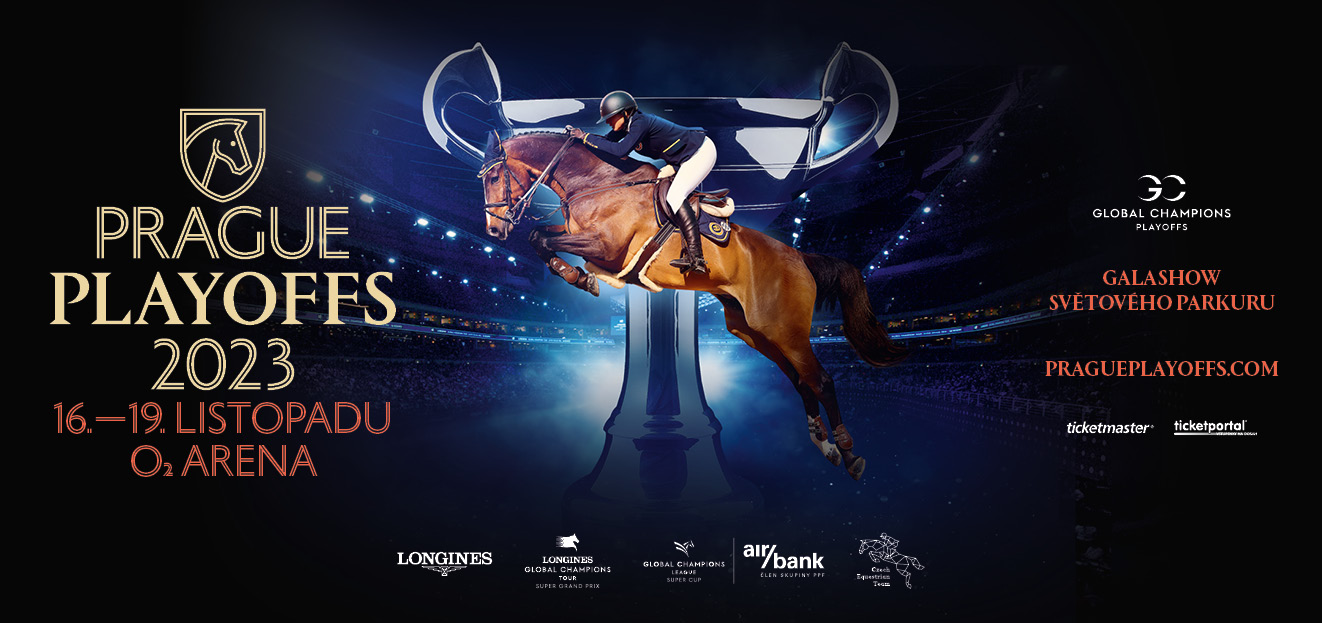 Thumbnail # Global Champions Prague Playoffs, the greatest showjumping event in the world, is co-ming back to the O2 arena for the last time