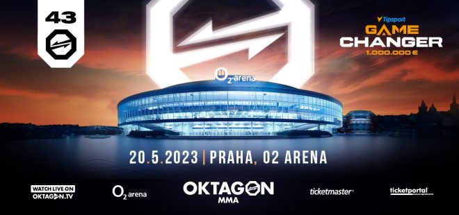 OKTAGON 43 v O2 areně: Čtvrtfinále turnaje Tipsport Gamechanger o 1 milion EURO
