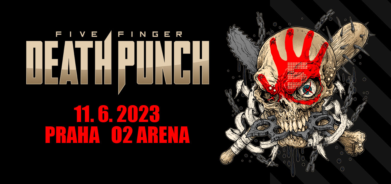 Thumbnail # Five Finger Death Punch se vrací do ČR, tentokrát do pražské O2 areny. Nenechte si ujít jednu z nejenergičtějších kapel, co aktuálně můžete slyšet naživo!