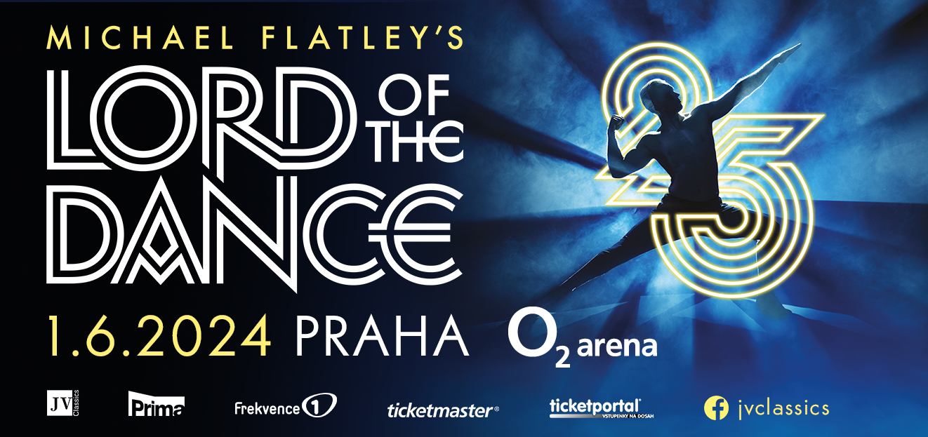 Thumbnail # Slavná irská taneční show LORD OF THE DANCE se v rámci nejúspěšnějšího turné znovu vrací do České republiky na přelomu května a června 2024. V pražské O2 areně ji přivítáme dokonce již po desáté!!!