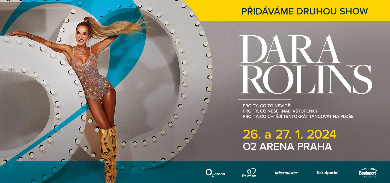 Thumbnail # Dara Rolins přichází se skvělou zprávou pro všechny fanoušky, na které se minule nedostalo. DARA ROLINS 2 v pražské O2 areně se bude konat 26. a 27. 1. 2024
