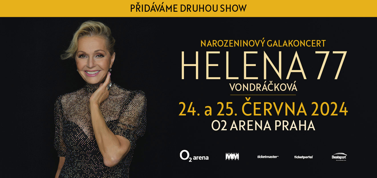 Thumbnail # Pořadatelé narozeninového galakoncertu Heleny Vondráčkové přidávají druhou show v O2 areně.