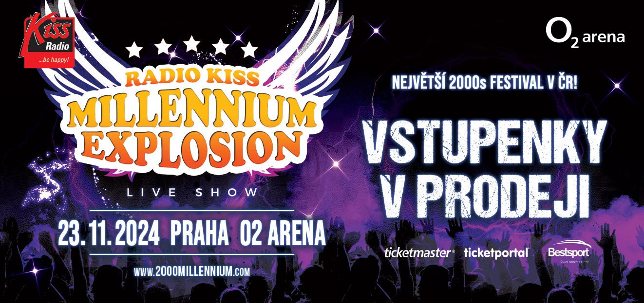 Thumbnail # Radio Kiss Millennium Explosion rozjasní O2 arenu i v roce 2024!