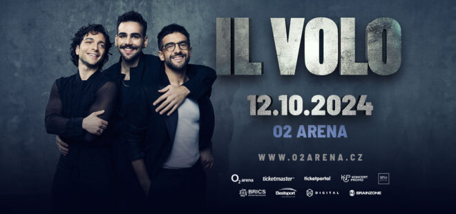 The world-famous Italian pop-opera trio IL VOLO will come to Prague to enchant the Czech audience on the stage of the O2 arena