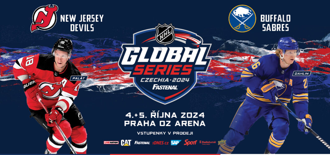 The Buffalo Sabres and New Jersey Devils will kick off the regular season on October 4 and 5 at Prague s O2 arena O2 arena