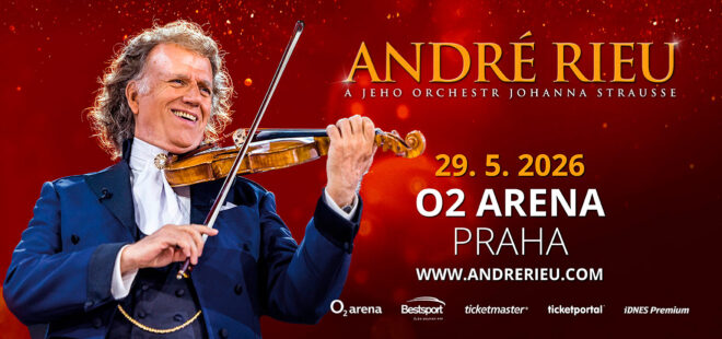 Král valčíku André Rieu vystoupí 29. května 2026 v pražské O2 areně!