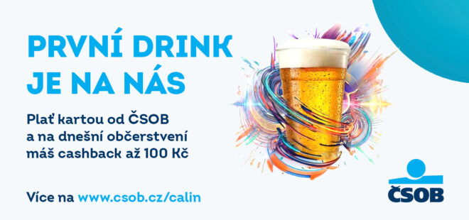 ČSOB přináší fanouškům Calina na jeho druhém koncertě v O2 areně speciální předvánoční dárek: získejte 100 Kč zpět za občerstvení