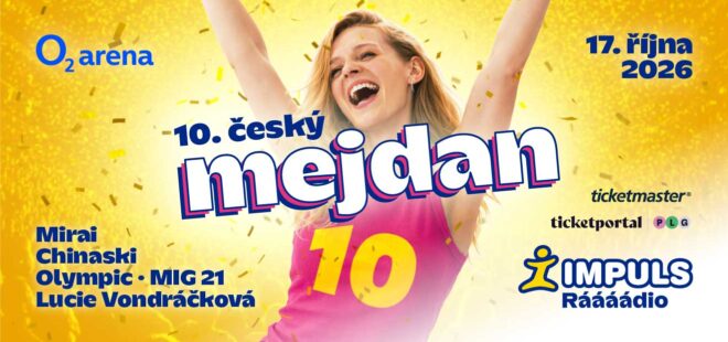 Český mejdan s Impulsem představil další interprety. V O2 areně vystoupí také Mirai, Chinaski a Lucie Vondráčková