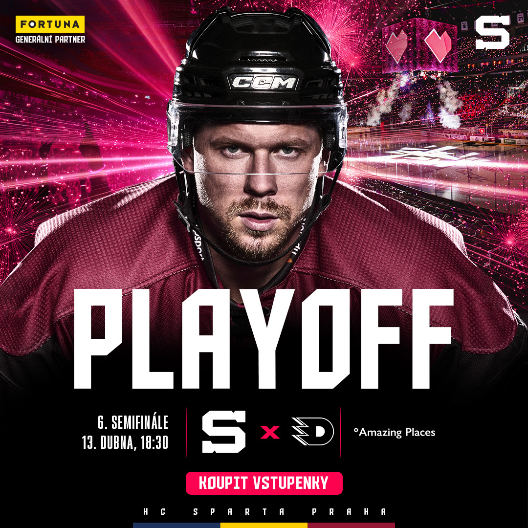 6. SF: HC Sparta Praha – HC Dynamo Pardubice náhledový obrázek
