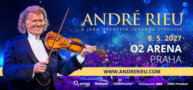 Král valčíku André Rieu oznámil koncert v Praze v roce 2027