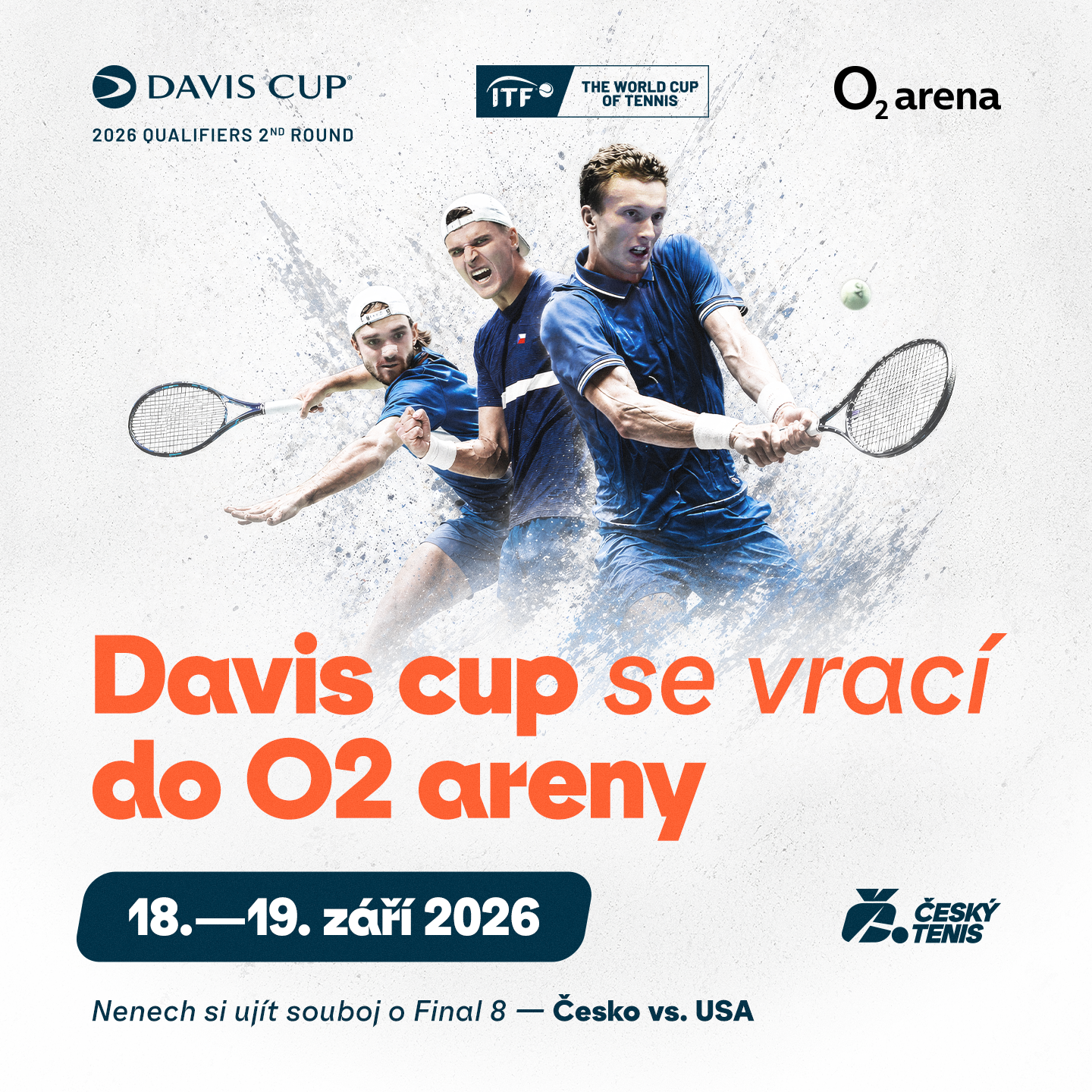 Davis Cup Qualifiers – Česko vs. USA náhledový obrázek