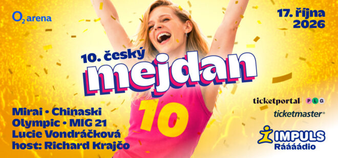 Jubilejní 10. Český mejdan s Impulsem hlásí plnou sestavu: Hvězdný line-up v O2 areně doplní Richard Krajčo