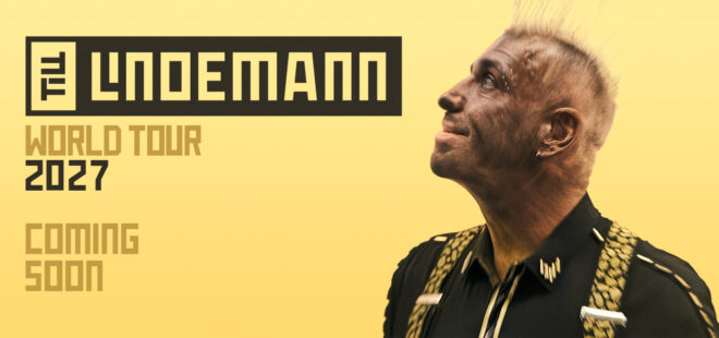 TILL LINDEMANN announces a world tour for 2027! Stay tuned for updates next week!