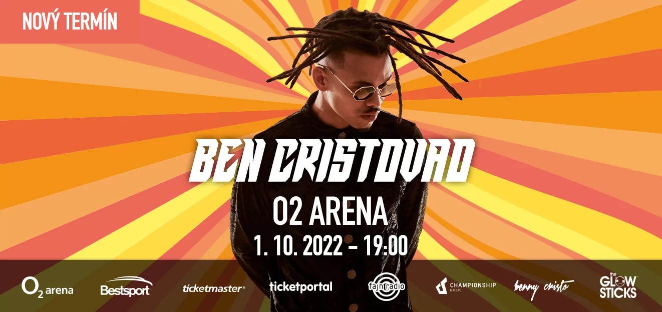 Thumbnail # Koncert Bena Cristovao v O2 areně se přesouvá na 1. října 2022