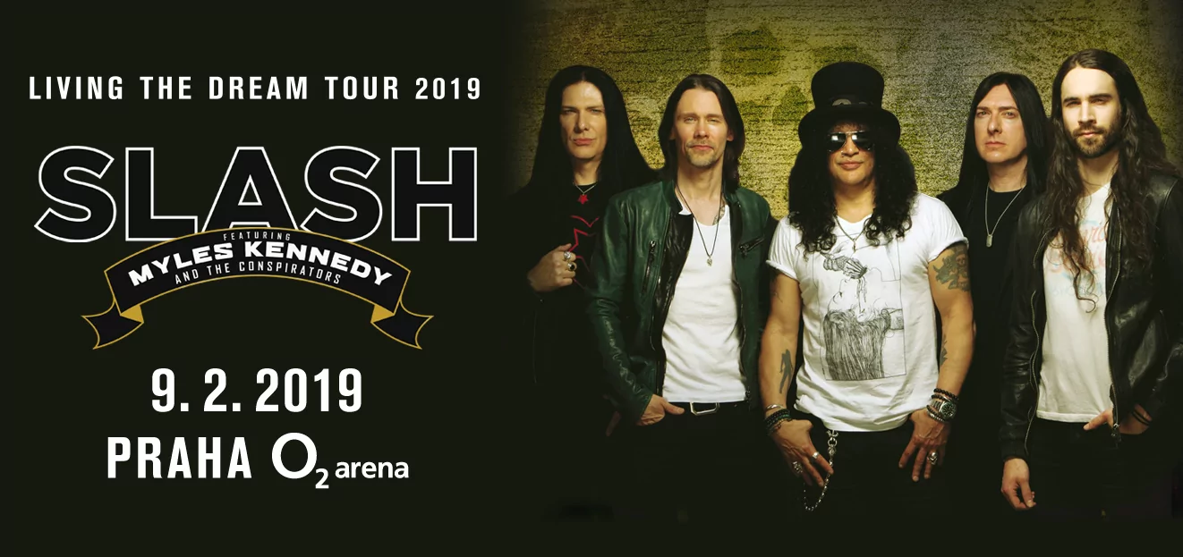 Thumbnail # SLASH FT. MYLES KENNEDY & THE CONSPIRATORS zahrají v únoru i v Praze