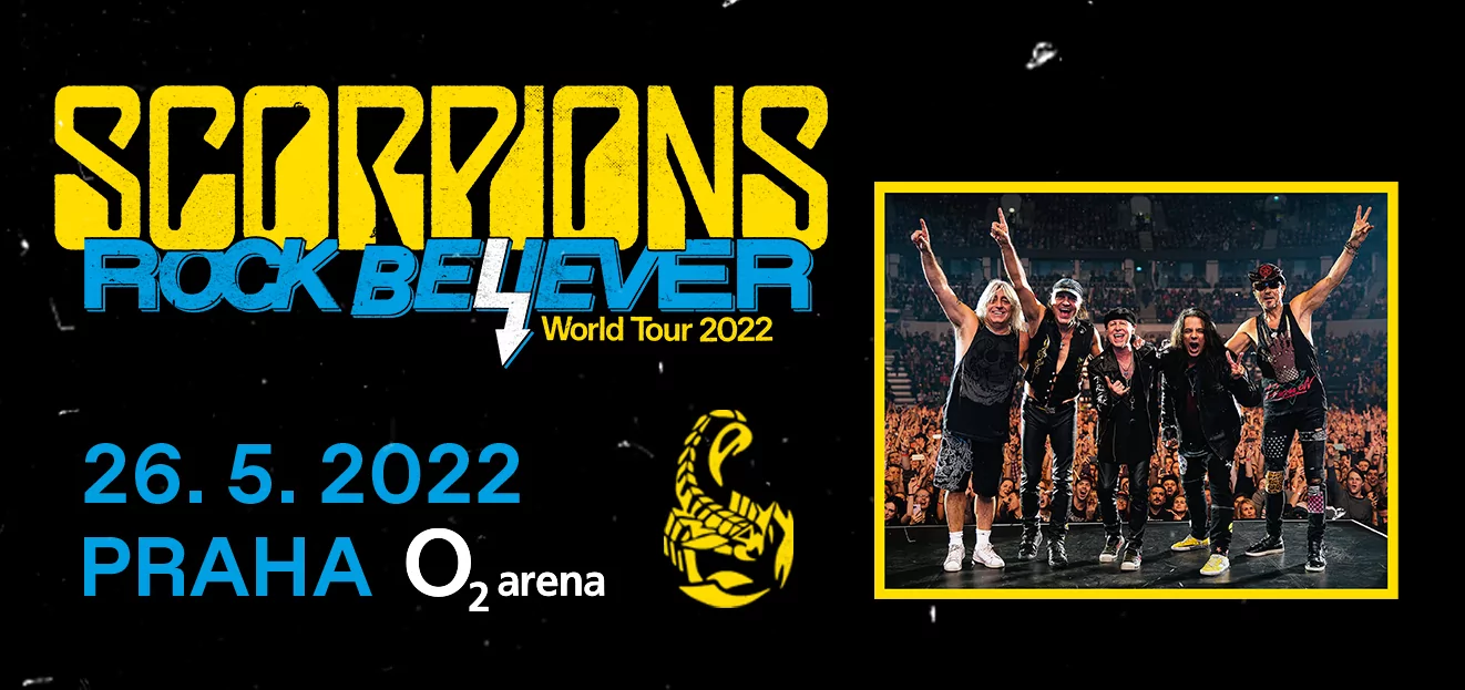 Thumbnail # Legendary rock band Scorpions returns to Prague with their world tour Rock Believer, where they will also present their new studio album.