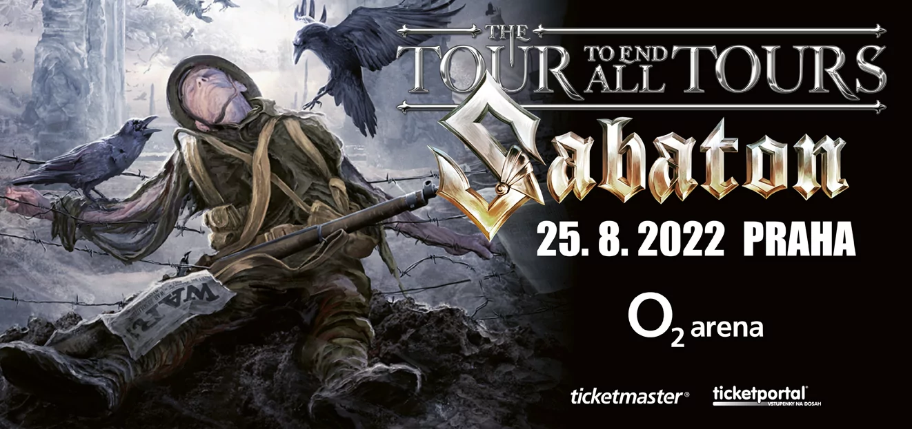 Thumbnail # Byl oznámen nový termín pražského koncertu SABATON! Bude to letos v srpnu