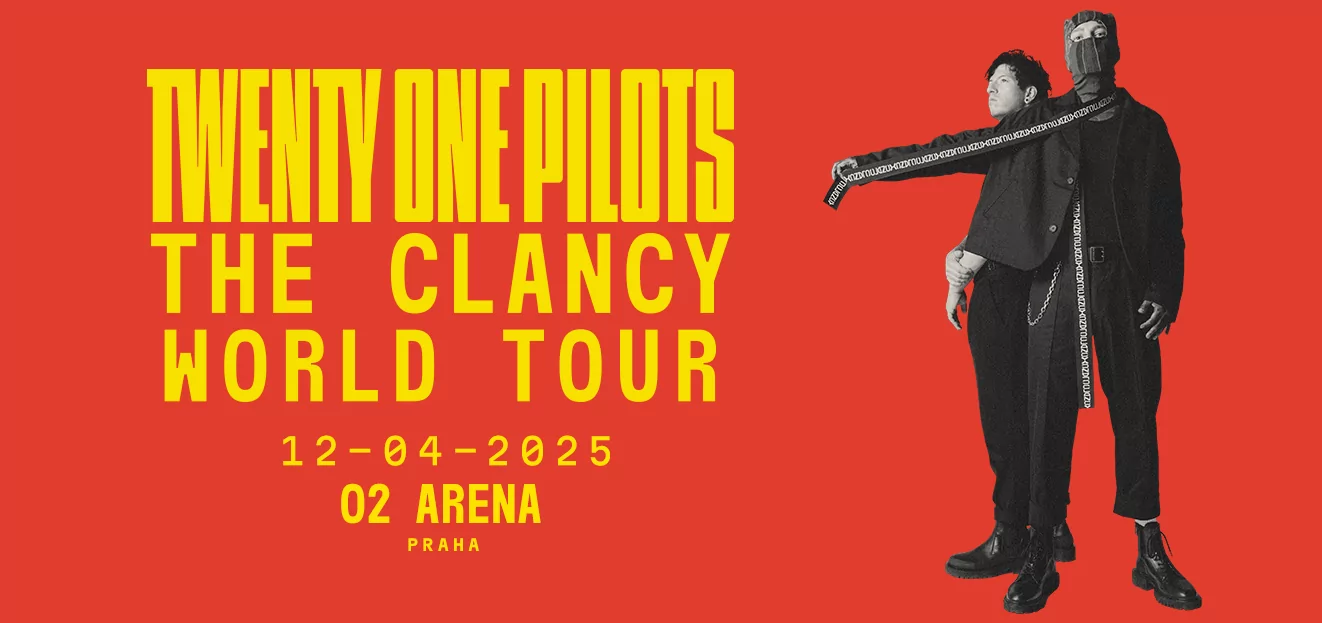Thumbnail # Twenty One Pilots se vrací po 6 letech do Prahy! Americké hudební duo se příští rok v dubnu představí fanouškům v pražské O2 areně