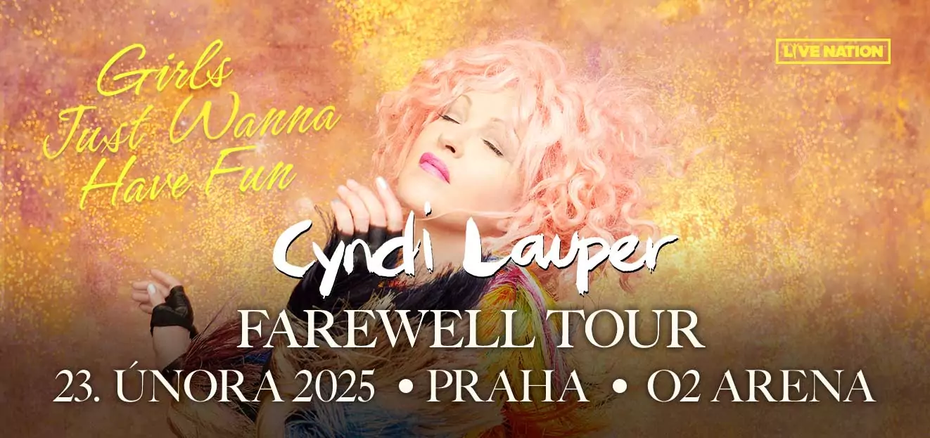 Thumbnail # Legendární popová ikona Cyndi Lauper míří do Prahy! Vystoupí 23. února 2025 v O2 areně.