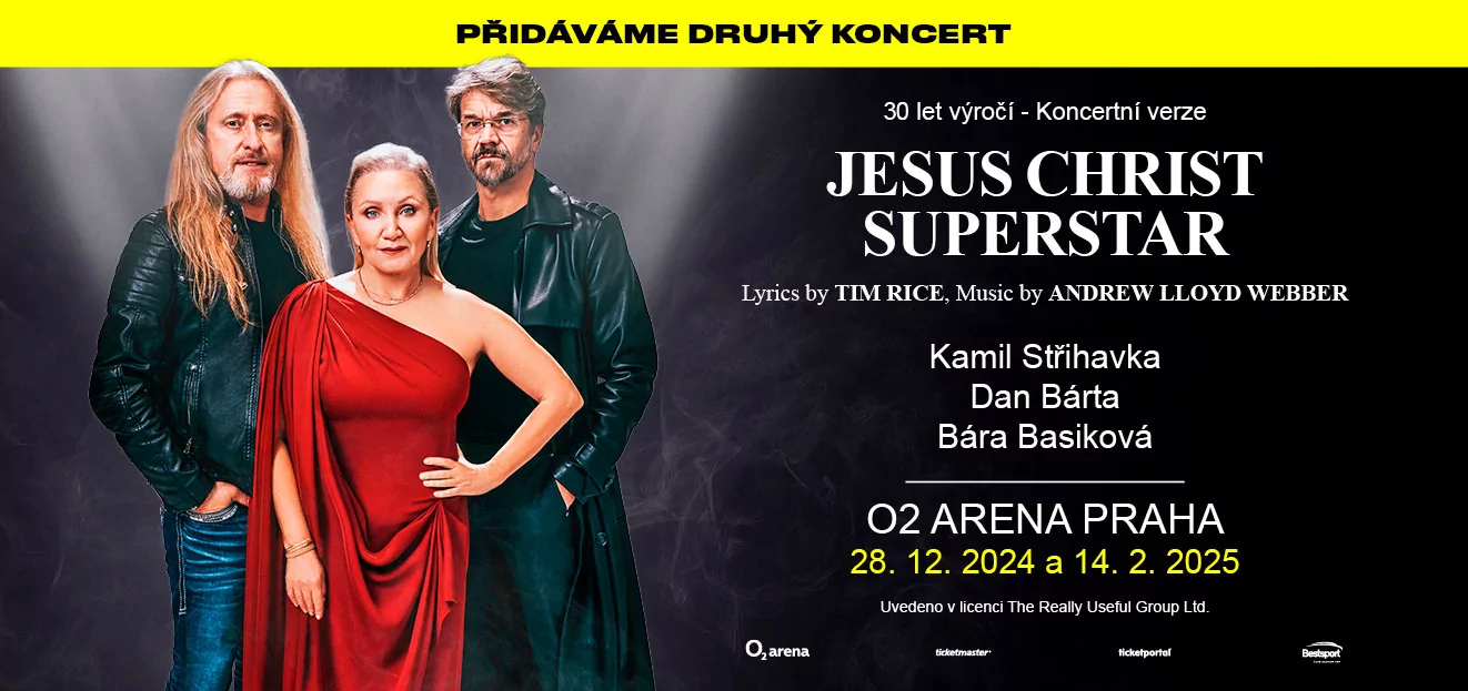 Thumbnail # Muzikál Jesus Christ Superstar v původním obsazení ožije v koncertní verzi už 28. prosince 2024 v O2 areně.