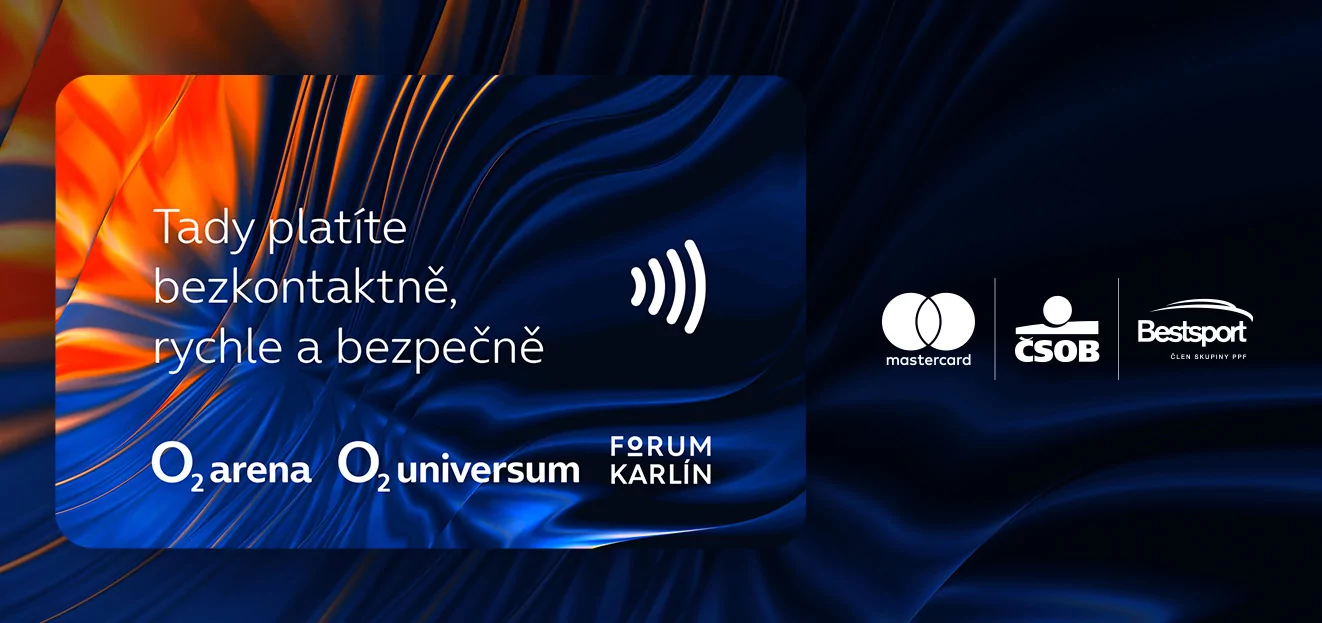 Thumbnail # O2 arena přechází na bezhotovostní provoz. Mastercard a ČSOB přinášejí rychlejší, bezpečnější a pohodlnější placení